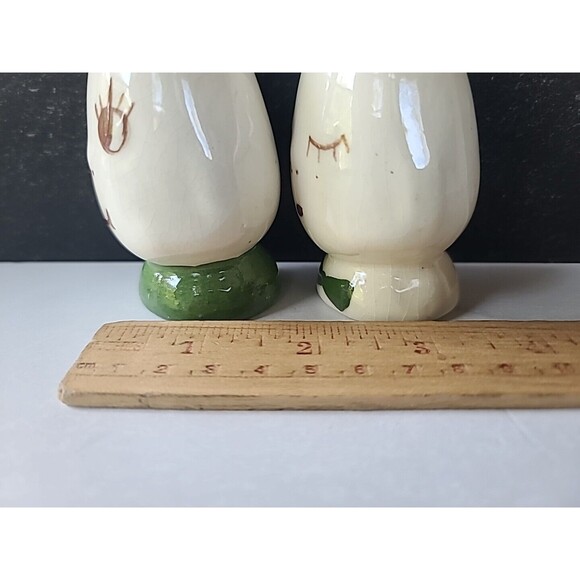 Egg Head Salt And Pepper Shakers Vintage, READ - Picture 4 of 10